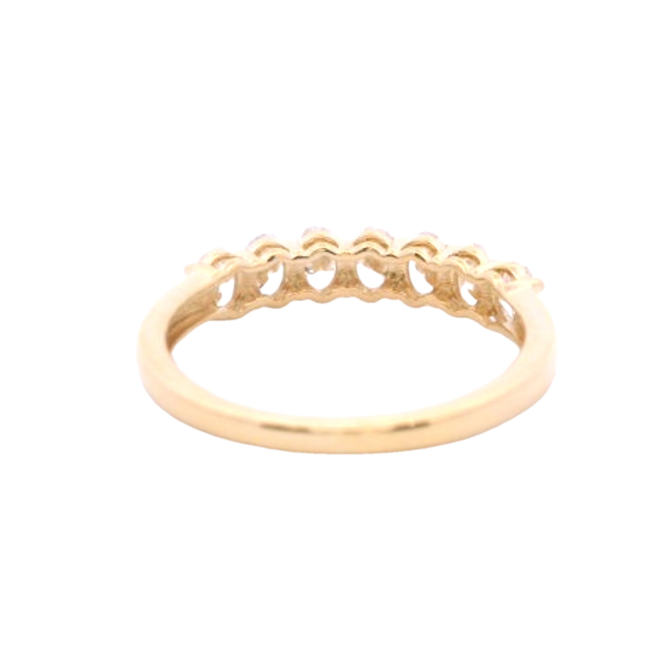 14K Yellow Gold 1.0ct Oval Lab-Grown Diamond Band