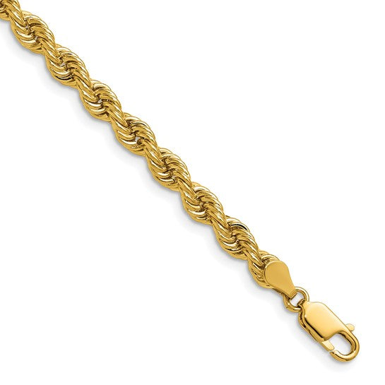 Estate Collection: 10K Yellow Gold 5.0MM 20" Hollow Rope Chain