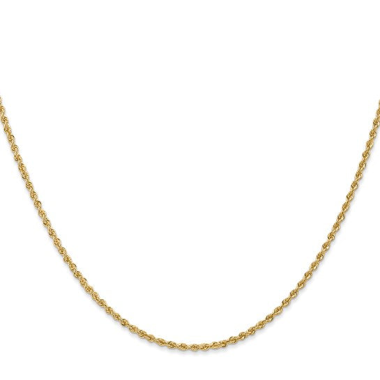 Estate Collection: 10K Yellow Gold 1.5MM 16" Rope Chain