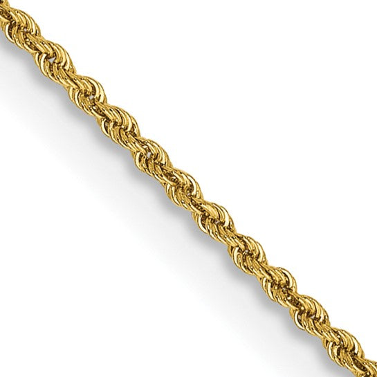 Estate Collection: 10K Yellow Gold 1.5MM 16" Rope Chain