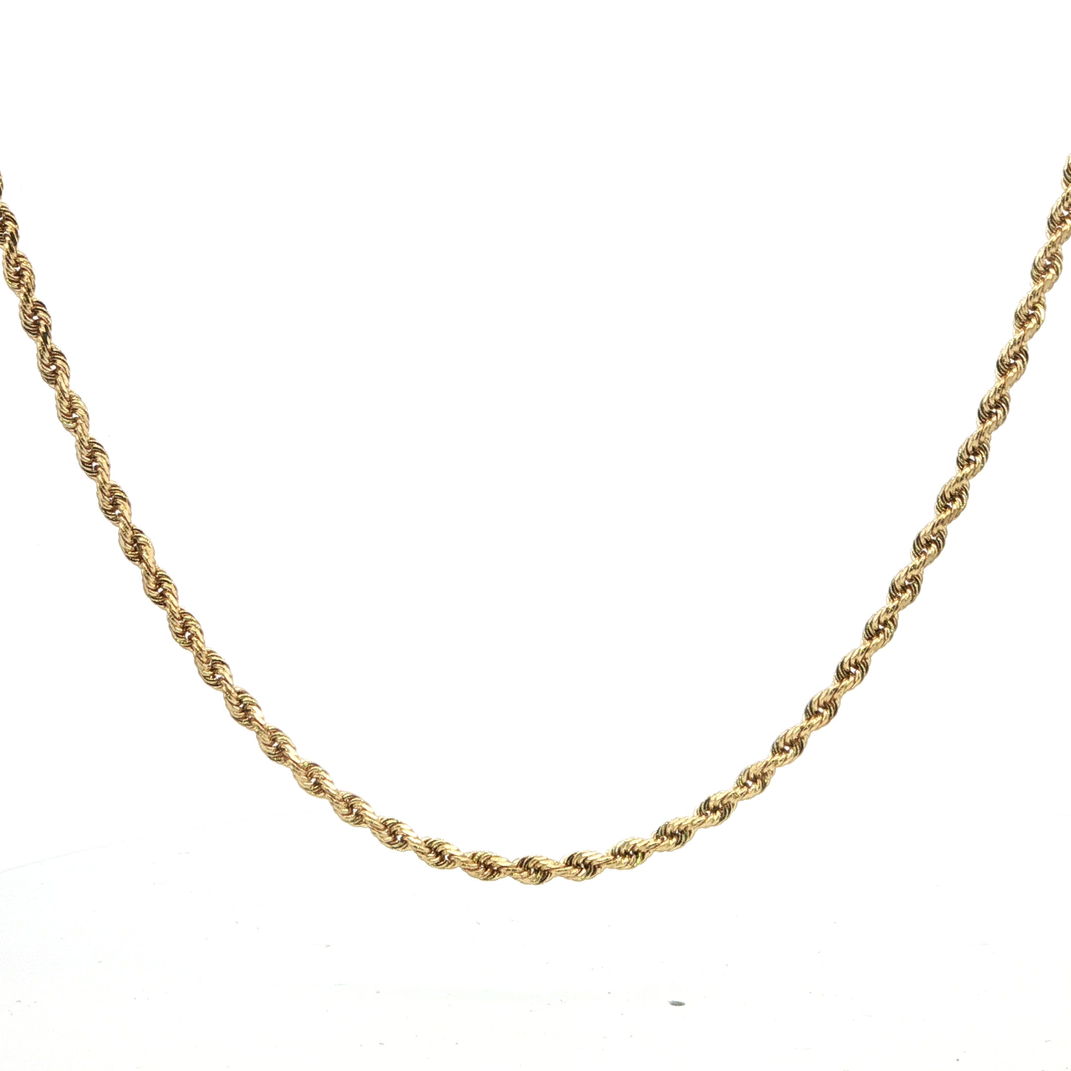 Estate Collection: 14K Yellow Gold Braided Chain