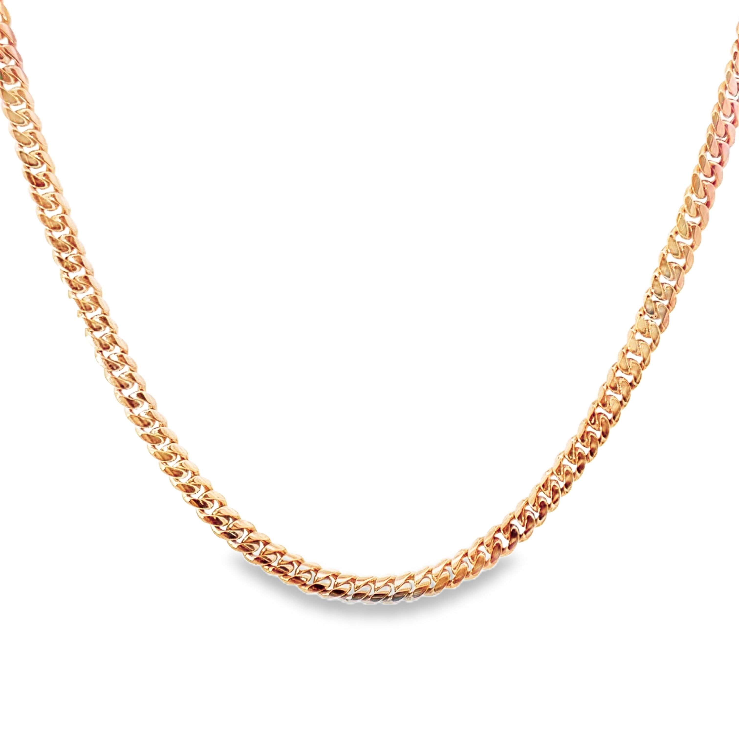 Estate Collection: 18K Yellow Gold 5.8MM 22" Solid Miami Cuban Chain