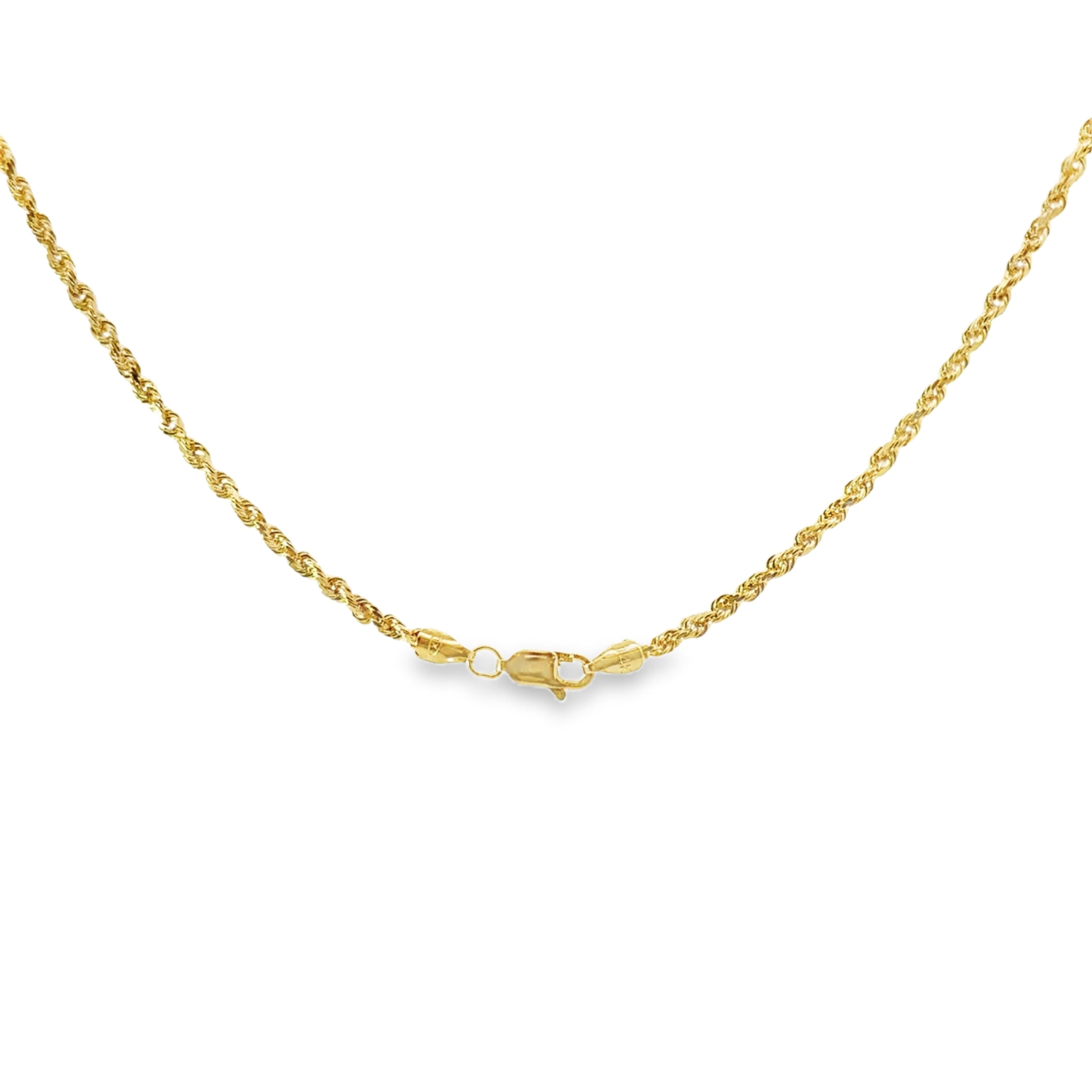 Estate Collection: 14K Yellow Gold 2.0MM 20" Rope Chain