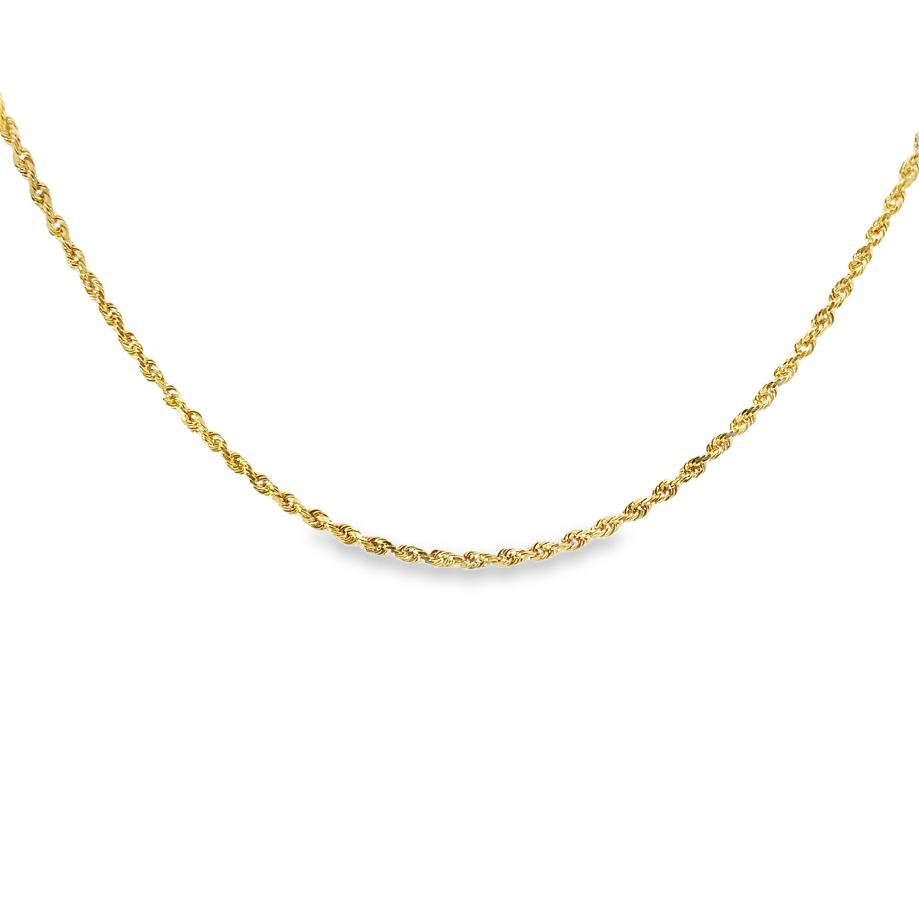 Estate Collection: 14K Yellow Gold 2.0MM 20" Rope Chain