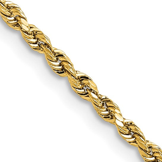 Estate Collection: 14K Yellow Gold 2.5MM 24" Rope Chain