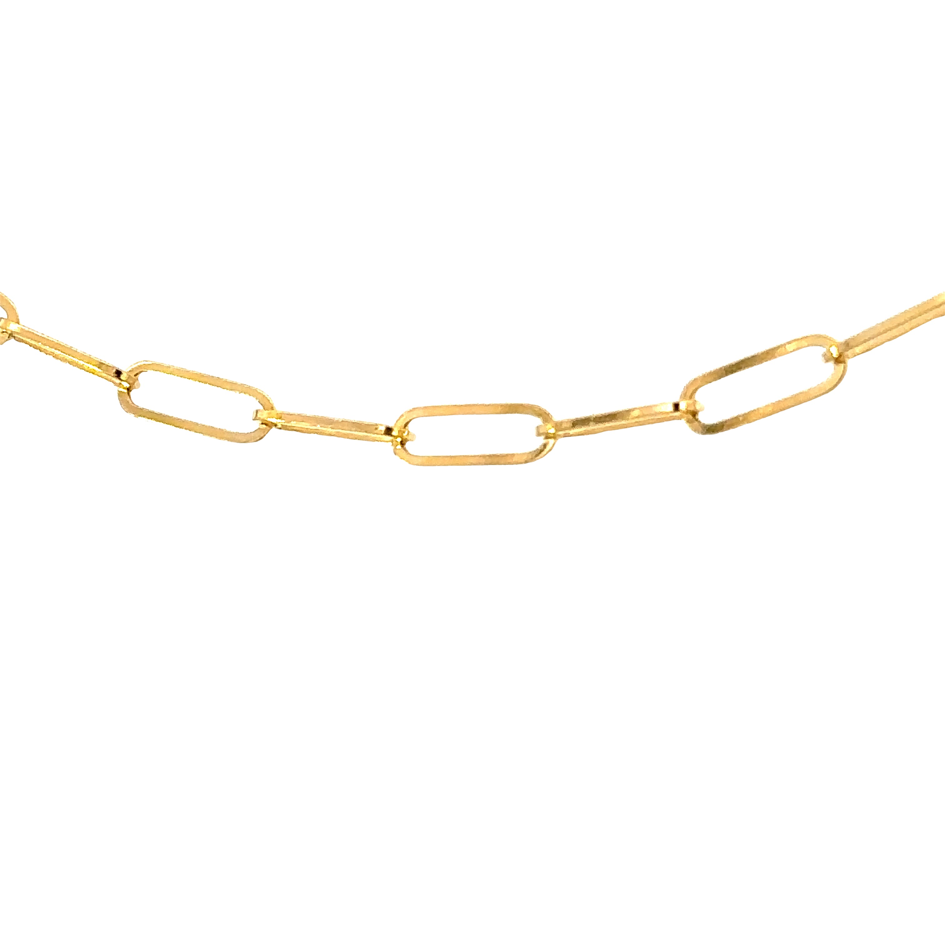 14K Yellow Gold 3.6MM Paperclip Chain