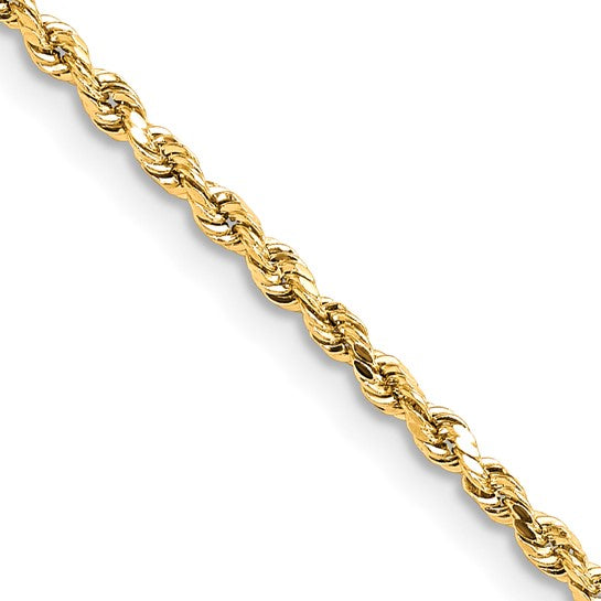 Estate Collection: 10K Yellow Gold 2.0MM 16" Rope Chain