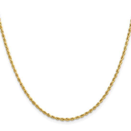 Estate Collection: 10K Yellow Gold 2.0MM 16" Rope Chain