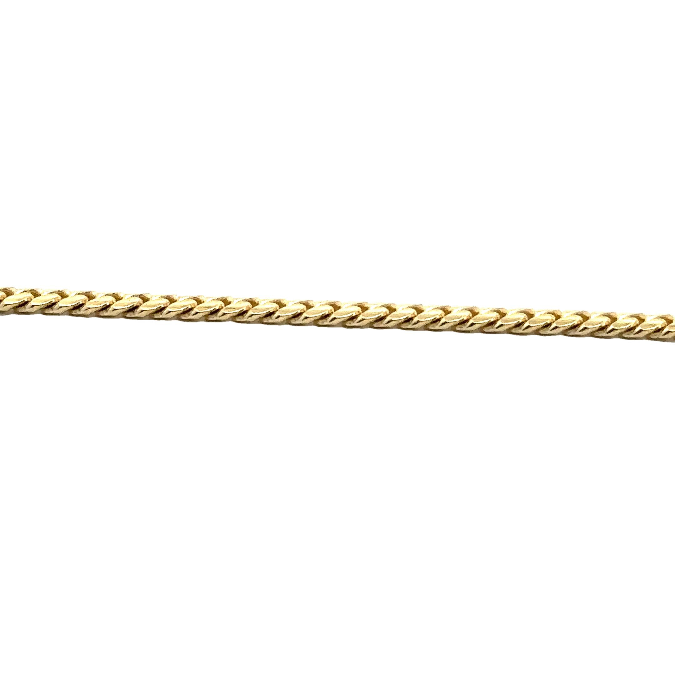 10k Yellow Gold 3.2mm 22" Solid Miami-Cuban Link Chain