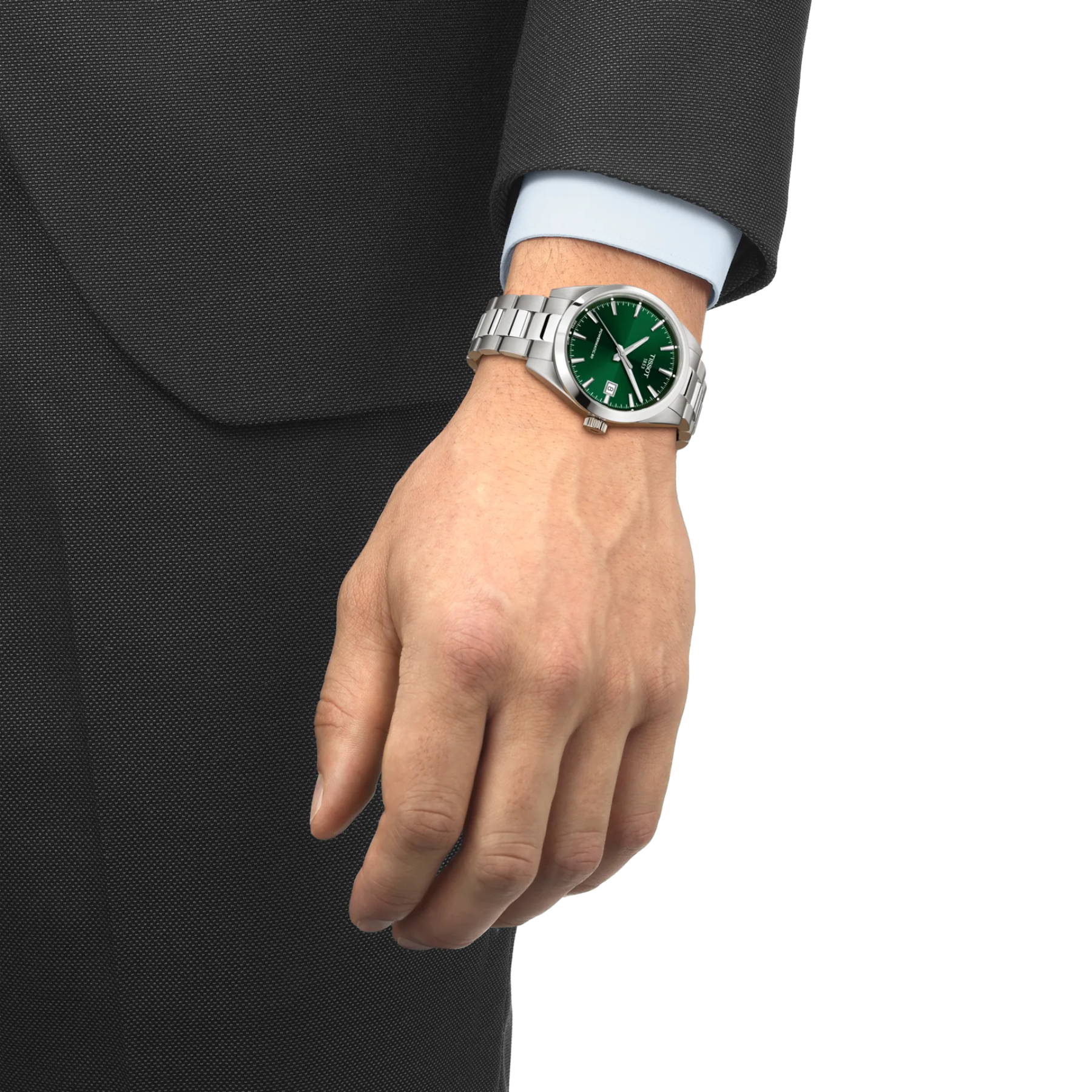 Tissot watch on wrist