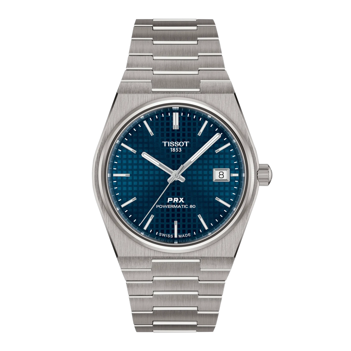 Tissot PRX Titanium 38mm Swiss Automatic Blue Dial Watch