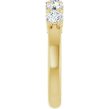 18k Yellow Gold 1.00CT. Lab-Grown Diamond Wedding Band