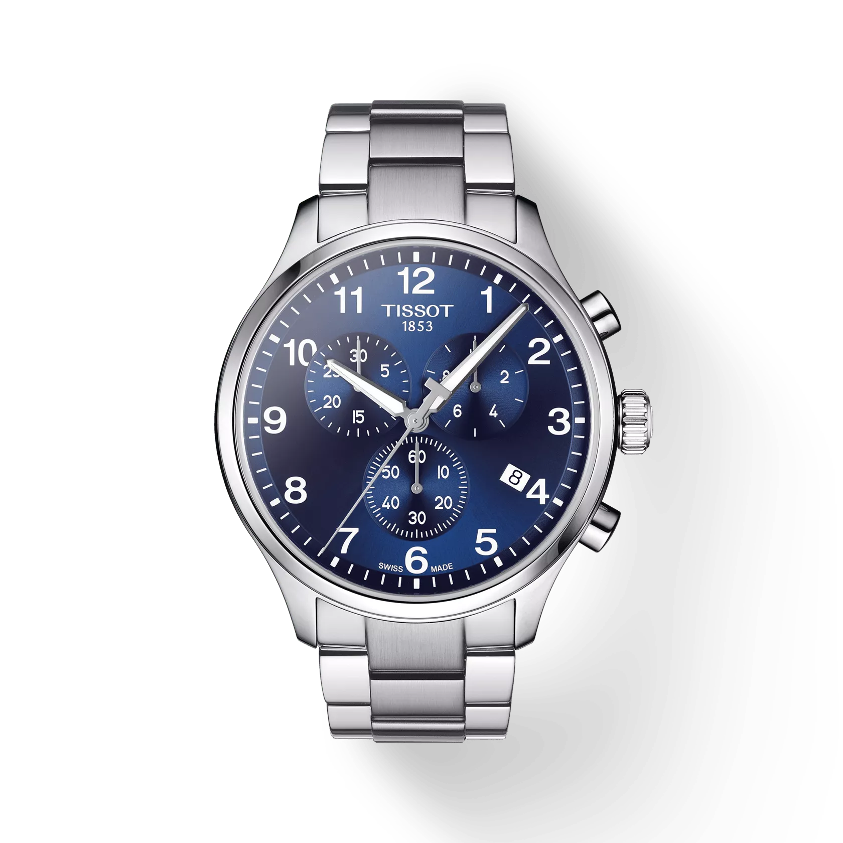 Tissot Chrono XL Classic 45mm Men's Stainless Steel Watch