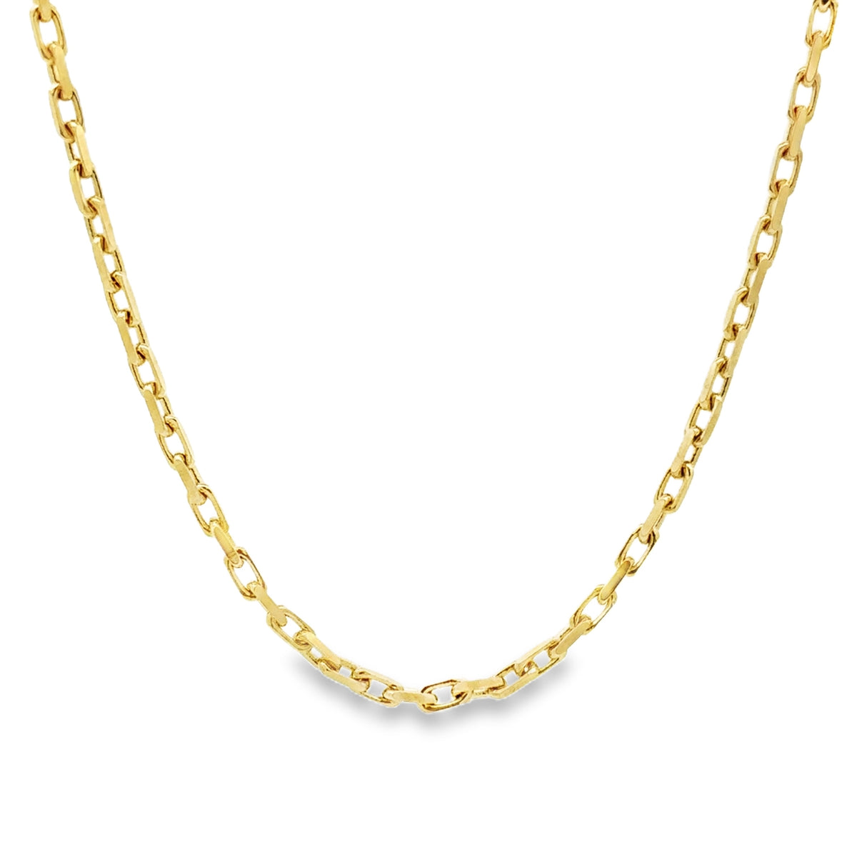 10K Yellow Gold 1.9MM Anchoro Link 18" Chain