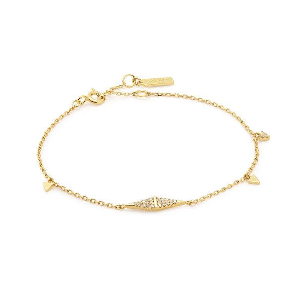 Ania Haie 14K Yellow Gold-Plated Punk Geometric Chain Bracelet