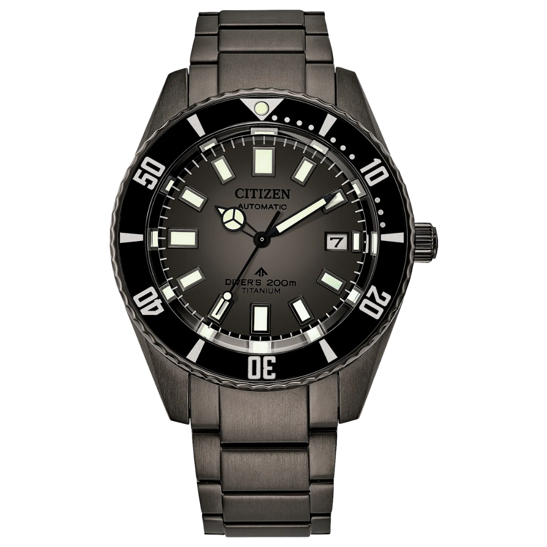 Front view of Citizen Men's Promaster Fujitsubo Watch on transparent background.