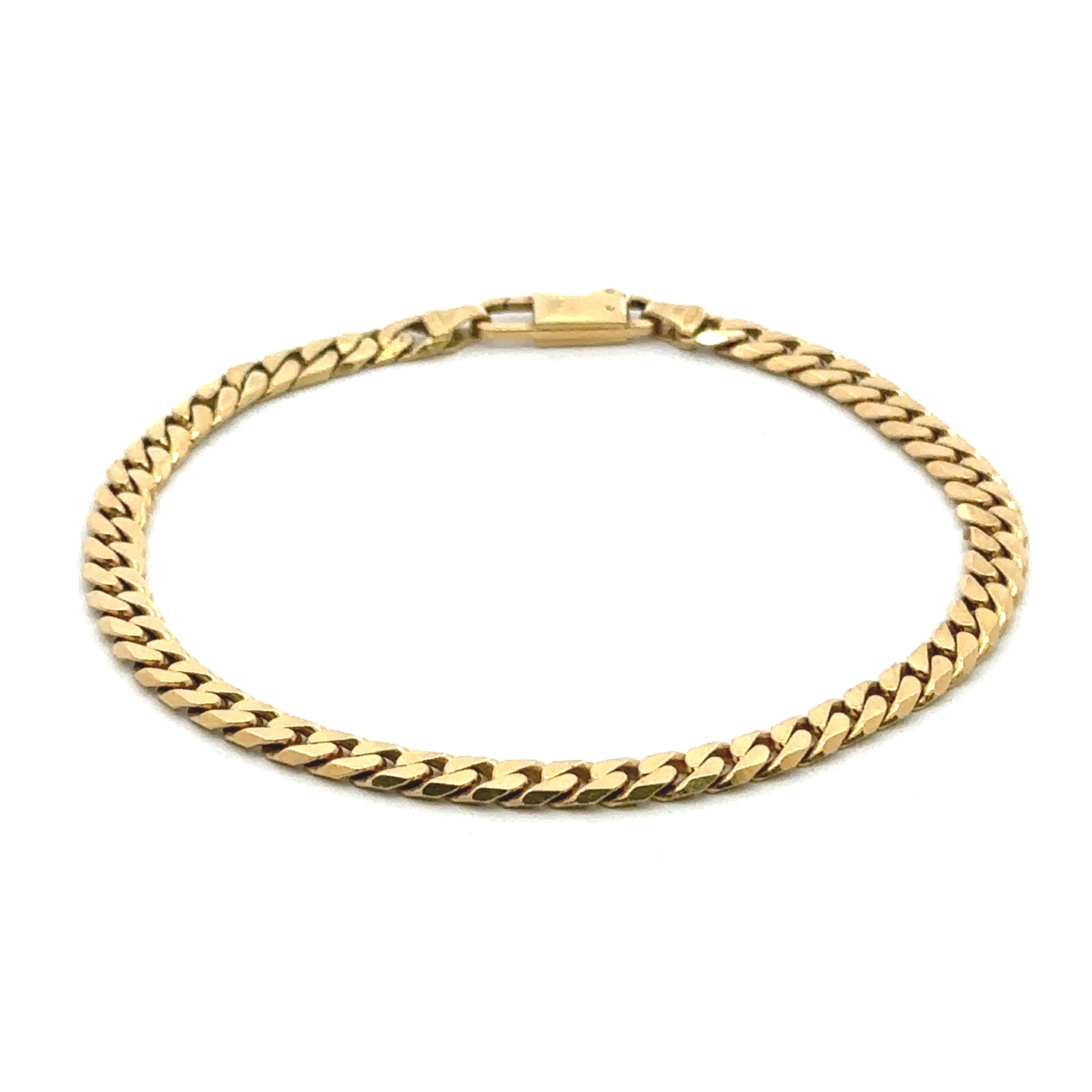 Estate Collection: 18K Yellow Gold 8.5" 5MM Miami Cuban Link Bracelet