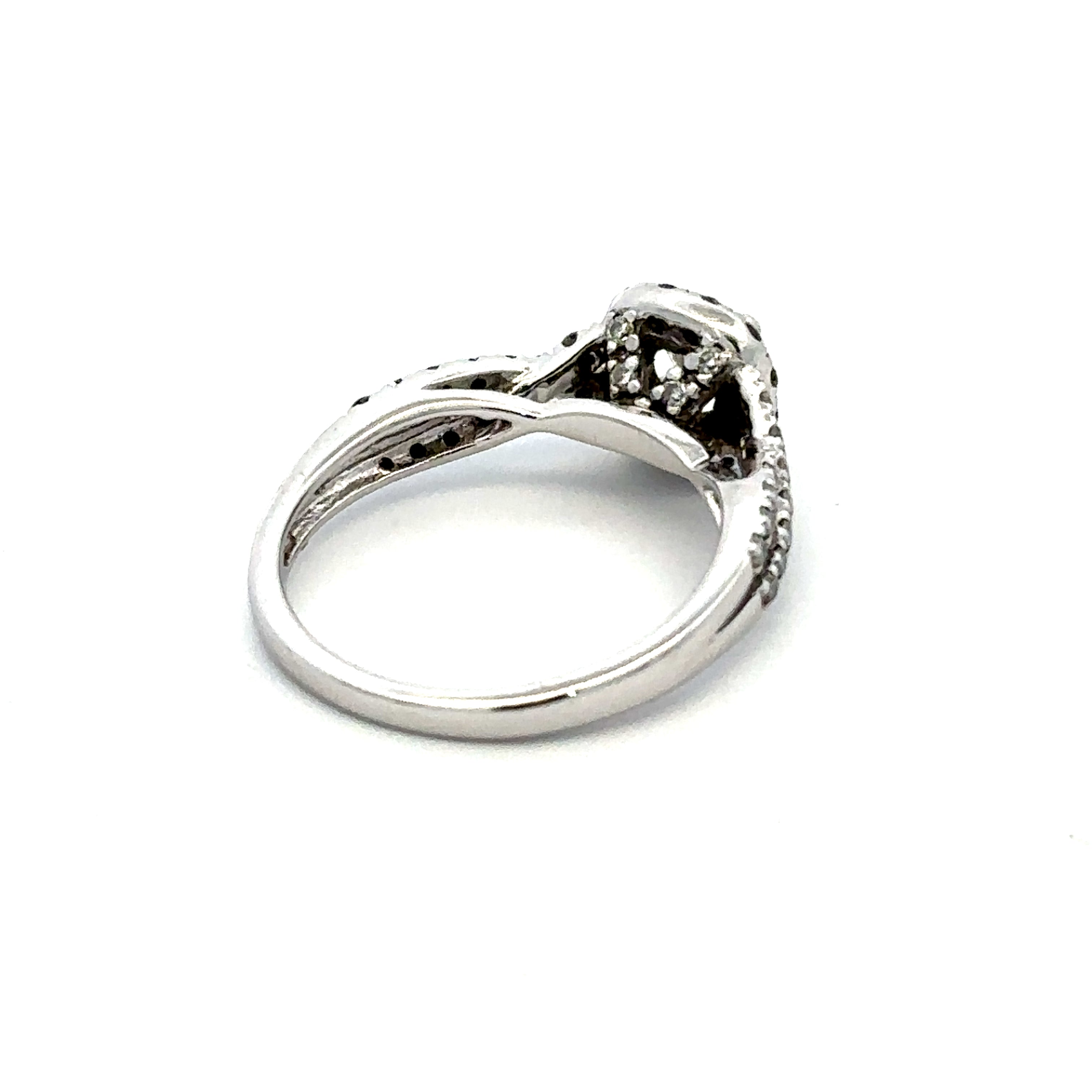 Engagement Ring on a white background