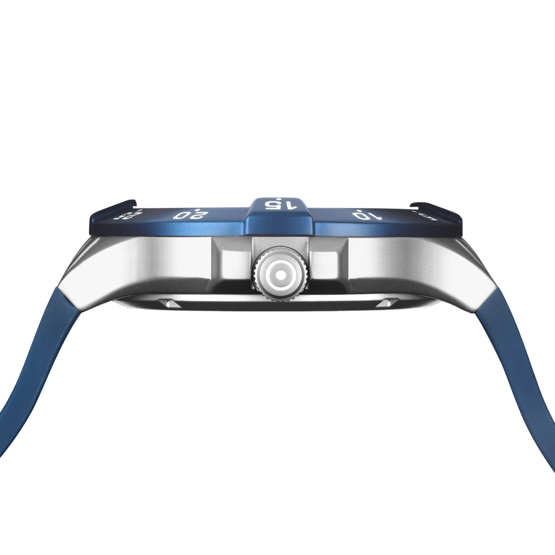 Glock Watch Super Sale - Stainless Steel Case with Dark Blue Face and Silicone Strap (GW-15-5-22)