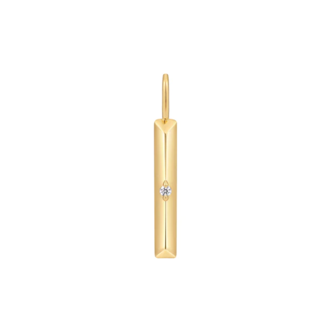 Ania Haie Gold-Plated Bar Charm