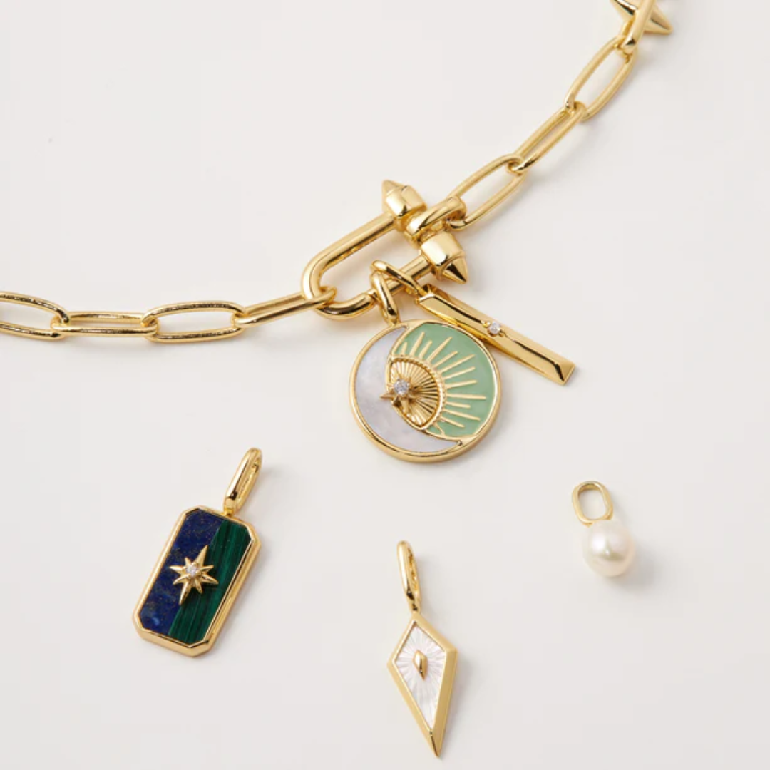 Ania Haie Gold-Plated Bar Charm