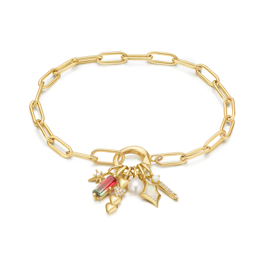 Ania Haie Gold-Plated Kyoto Opal Charm