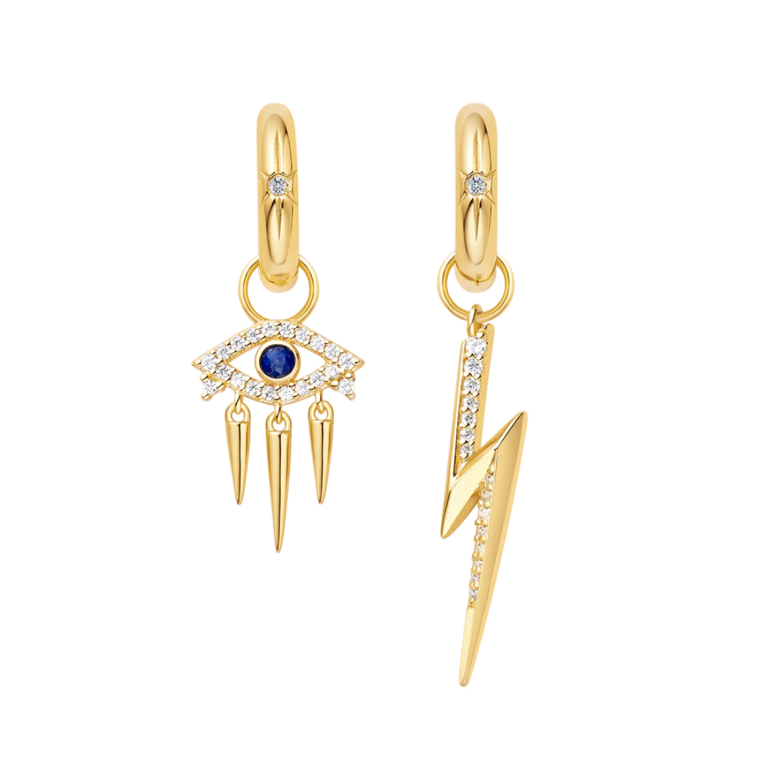Ania Haie 14K Yellow Gold-Plated Lightning Earring Charm