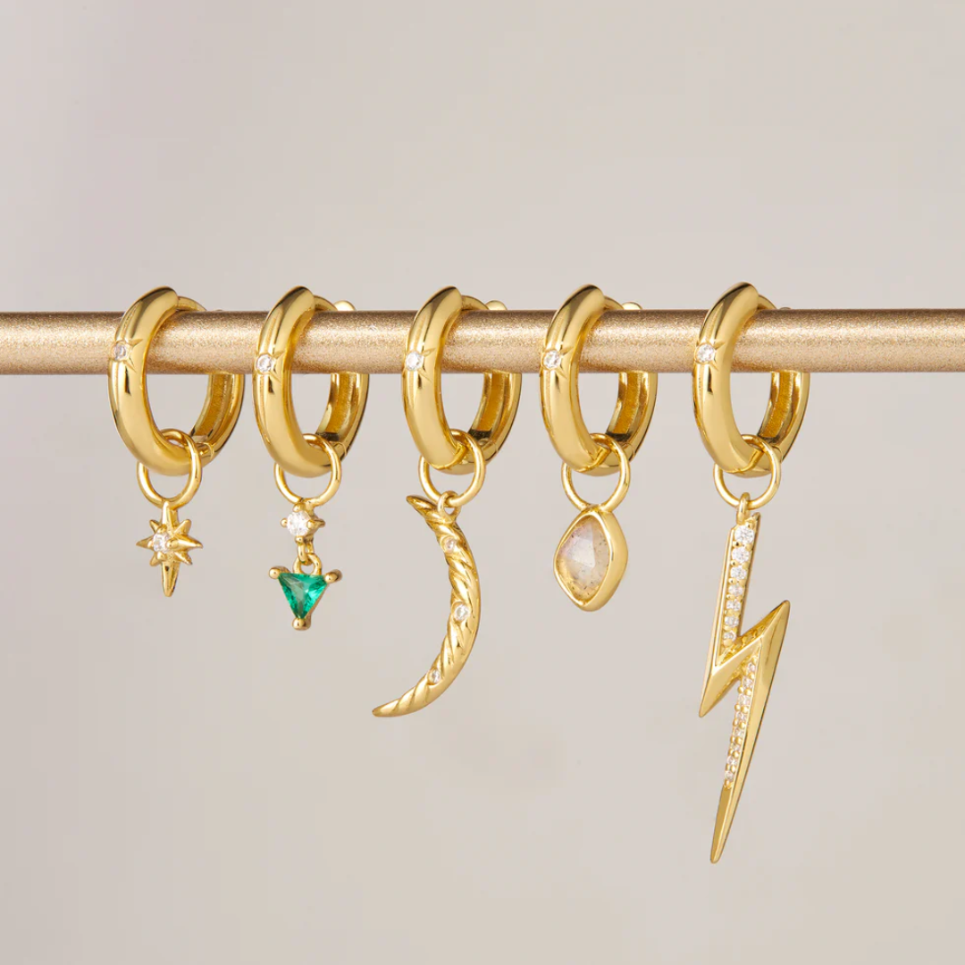 Ania Haie 14K Yellow Gold-Plated Lightning Earring Charm