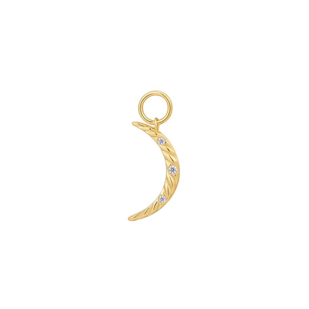 Ania Haie Gold-Plated Moon Earring Charm