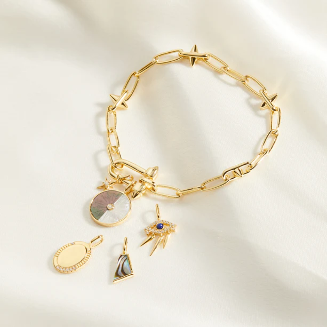 Ania Haie Gold-Plated Oval Charm