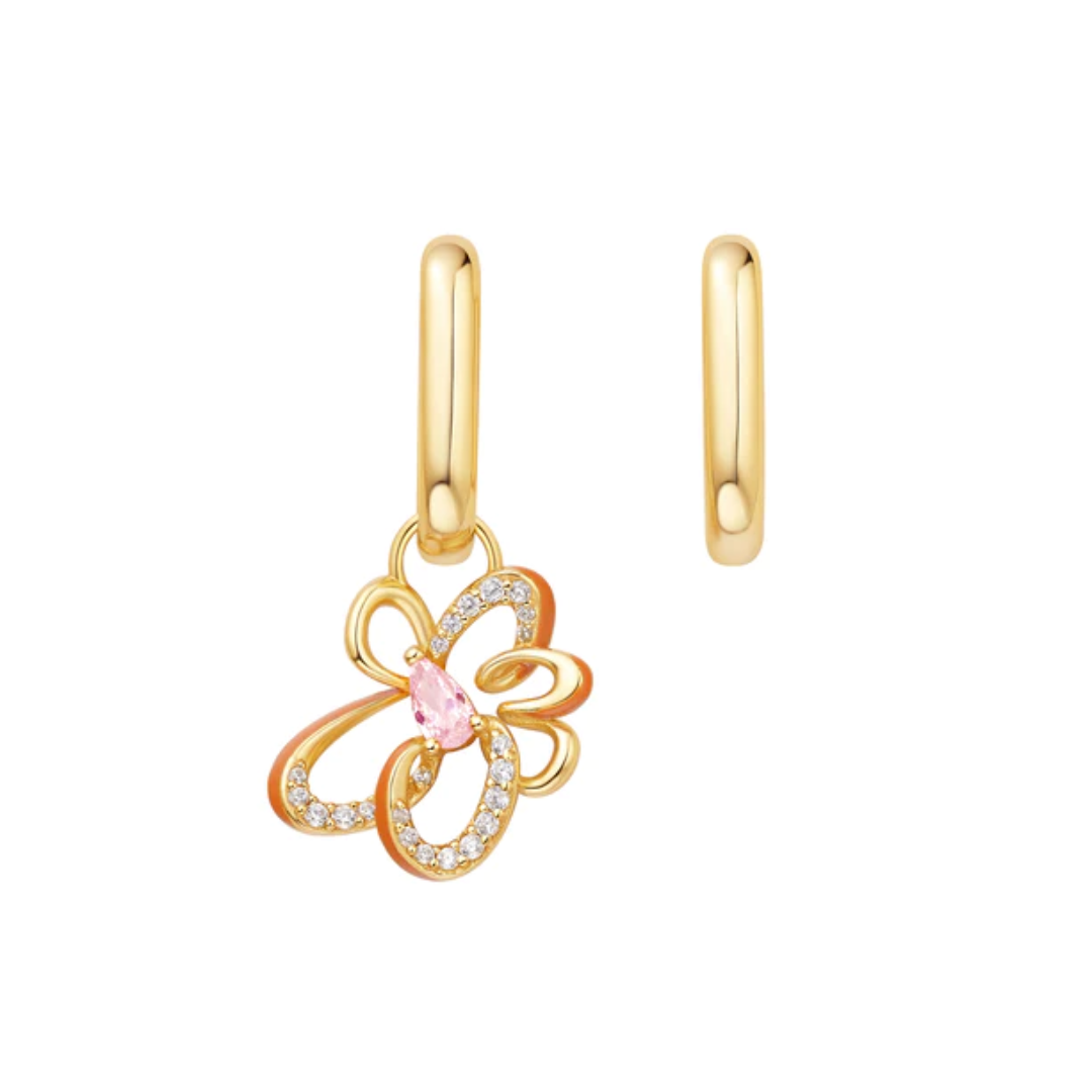 Alternate View Ania Haie Gold Oval Hoop Earrings