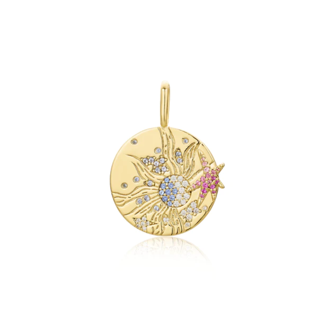 Ania Haie Gold-Plated Sunbeam Charm