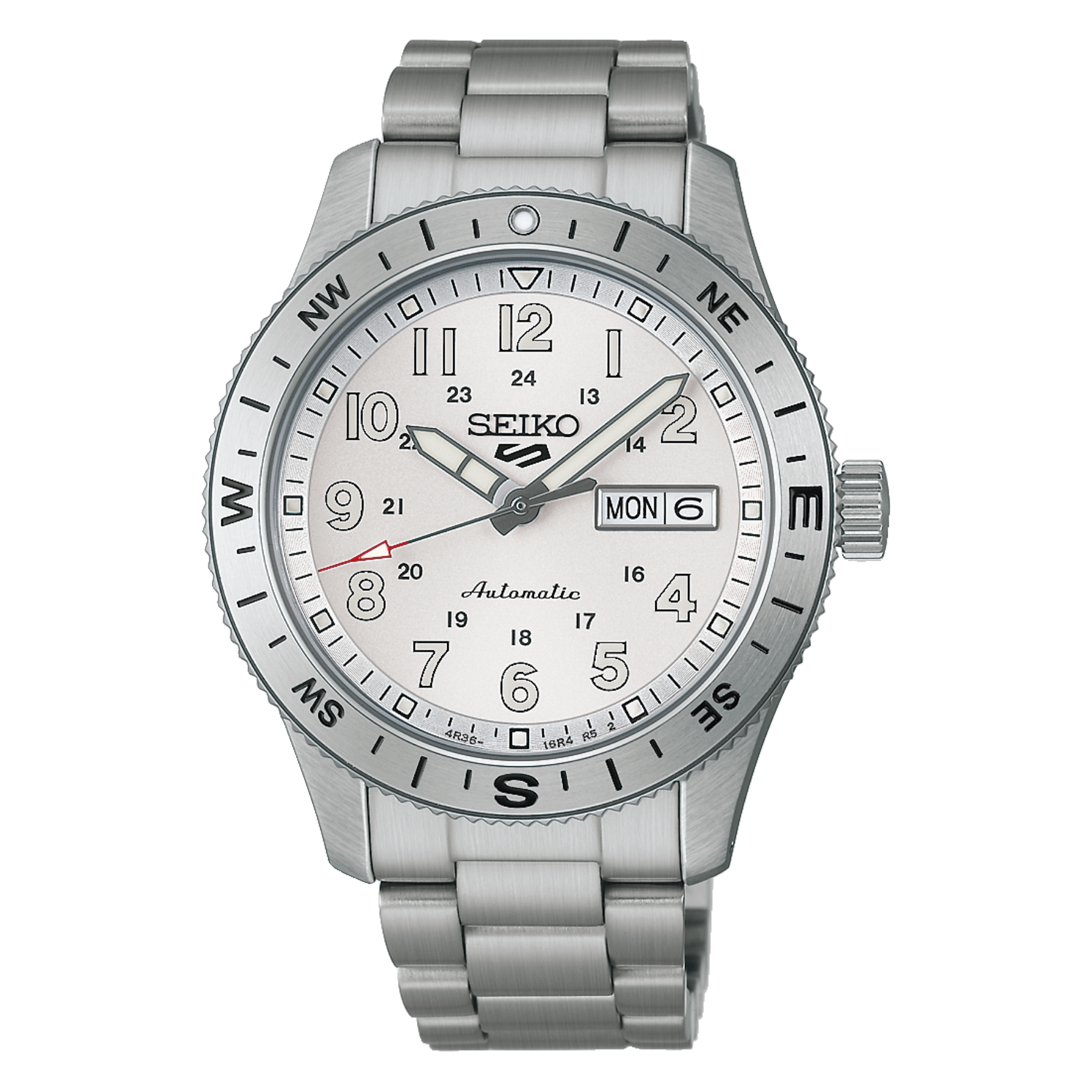 SEIKO 5 Sports Field Series Automatic Manual Wind White Dial Watch
