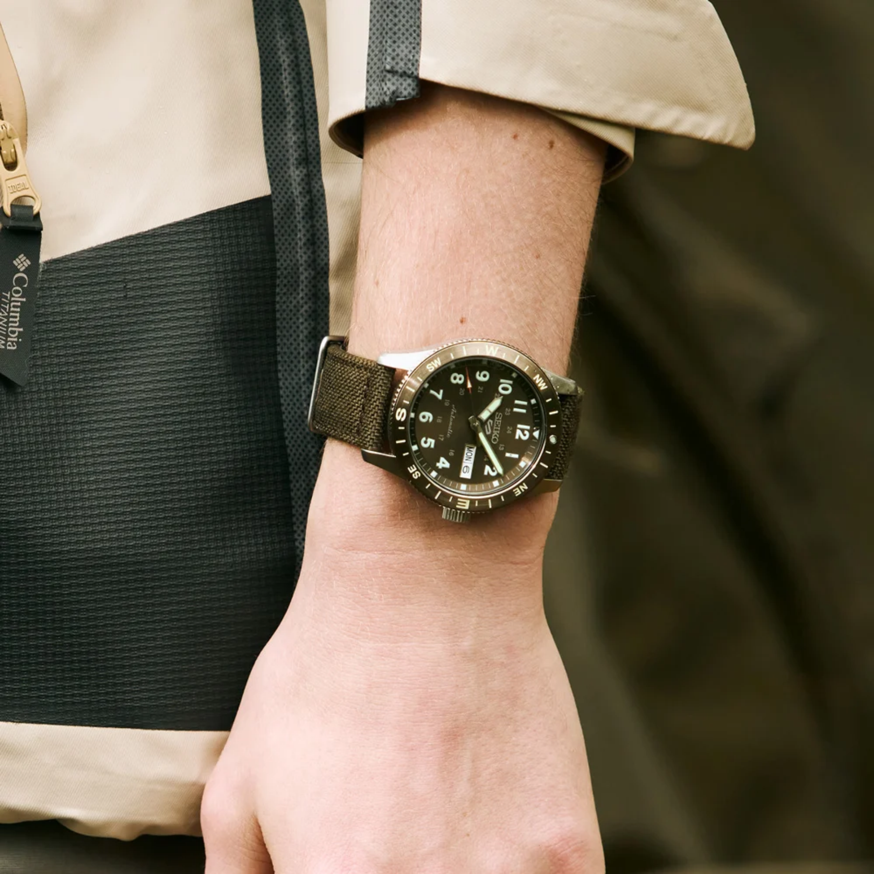 SEIKO 5 Sports Field Series Automatic Manual Wind Brown Dial Watch