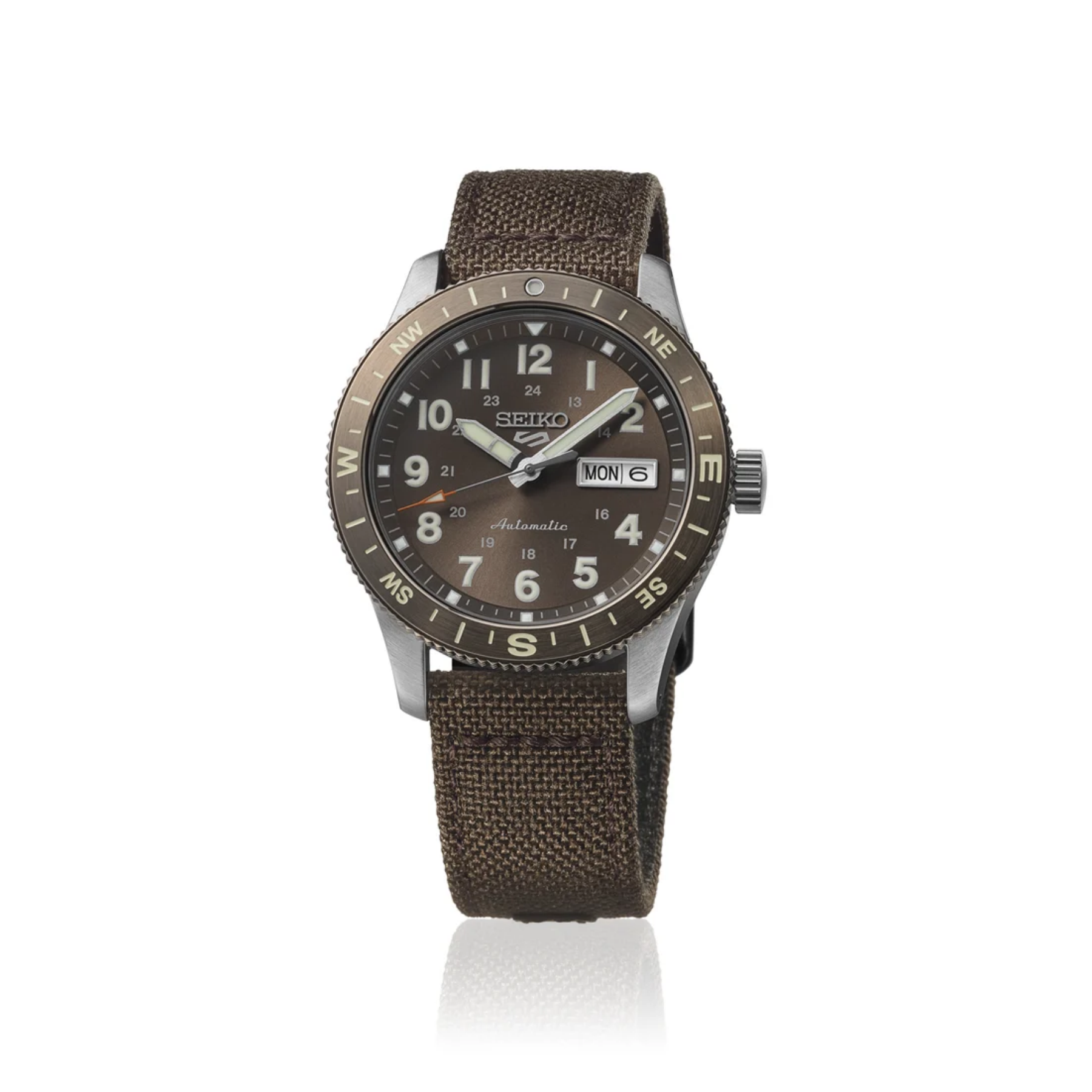 SEIKO 5 Sports Field Series Automatic Manual Wind Brown Dial Watch