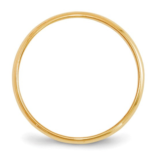 Estate Collection: 14K Yellow Gold 2.5MM Plain Band