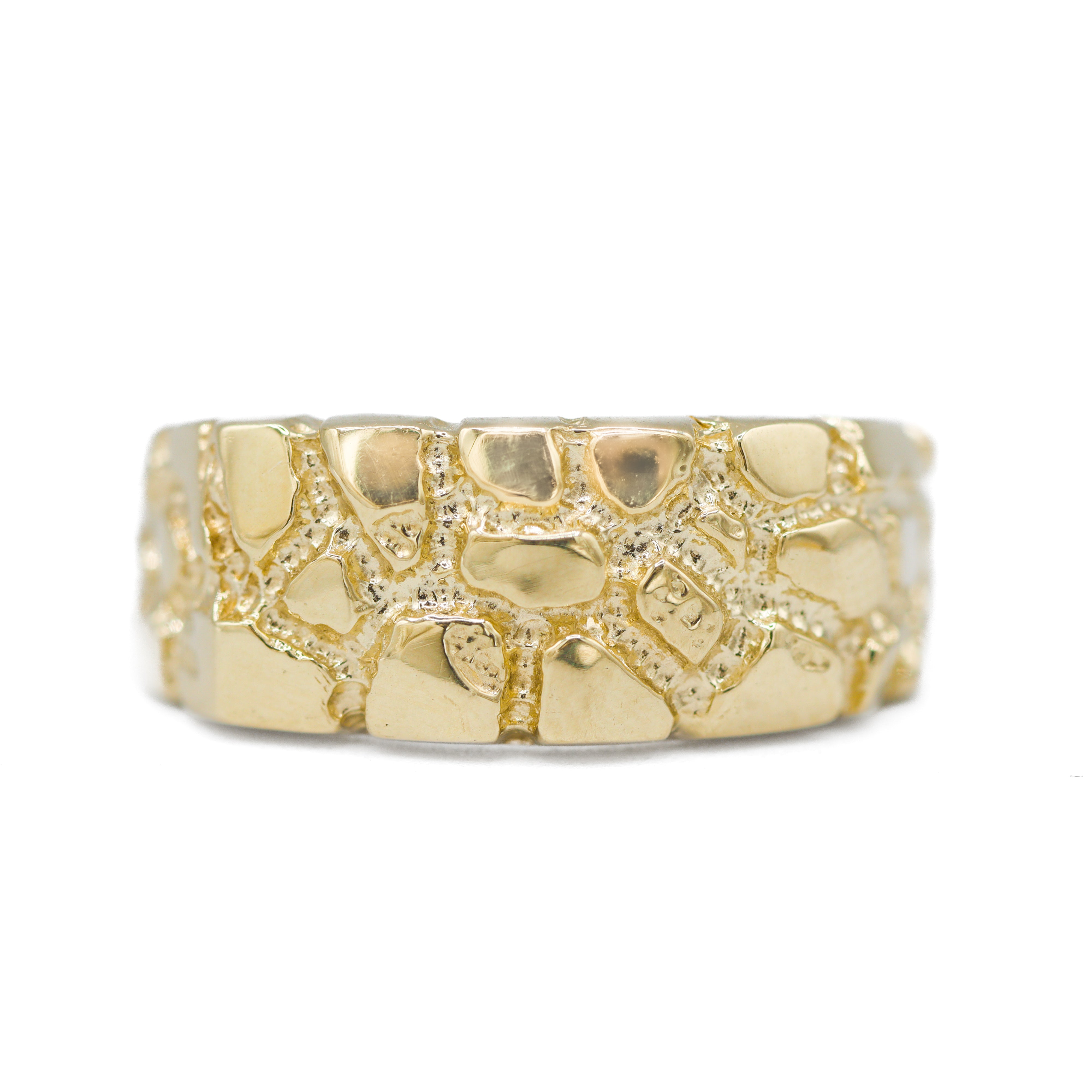 Estate Collection: 10K Yellow Gold Nugget Style Ring