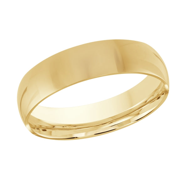 Estate Collection: 10K Yellow Gold 6MM Domed Plain Band