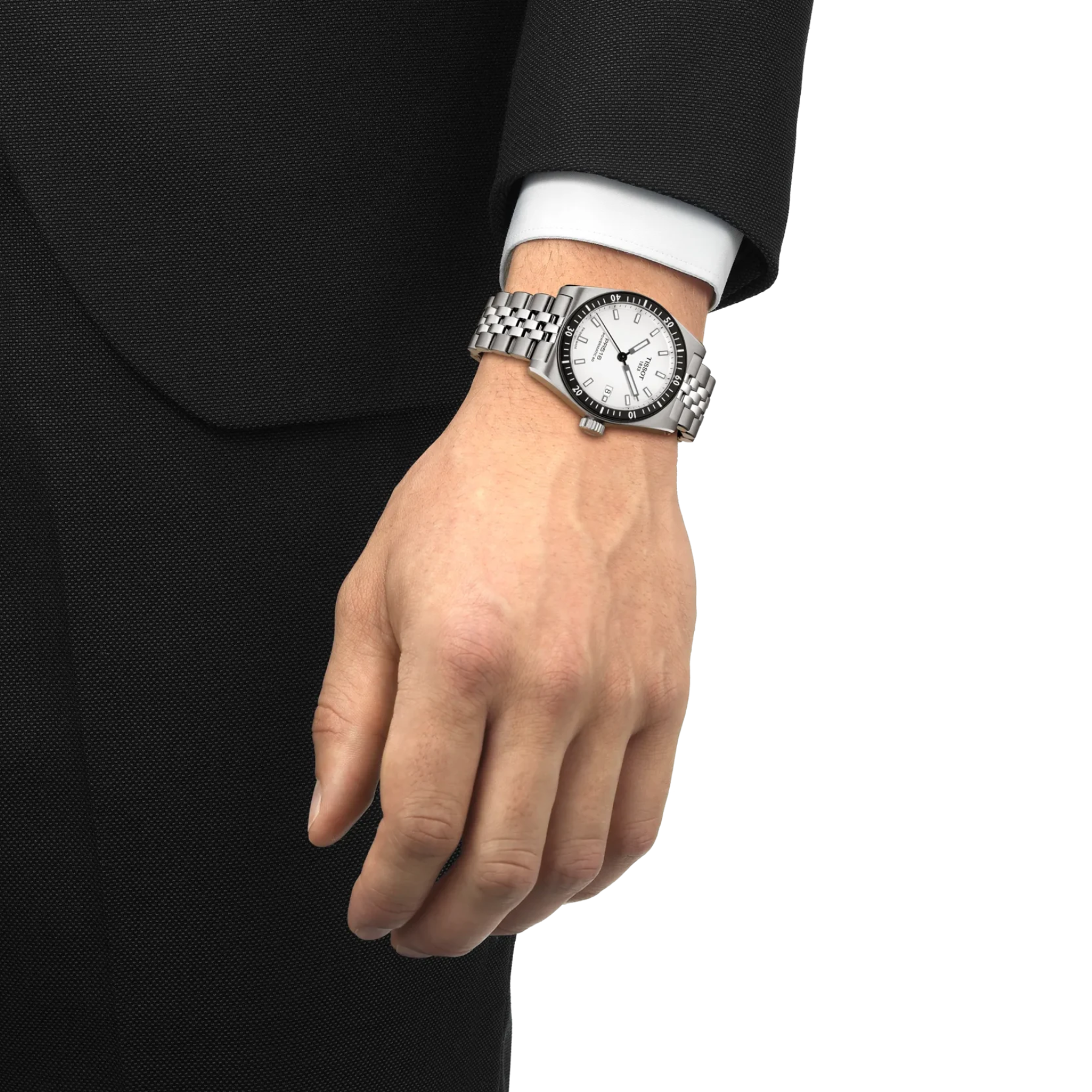 Tissot watch on a white background