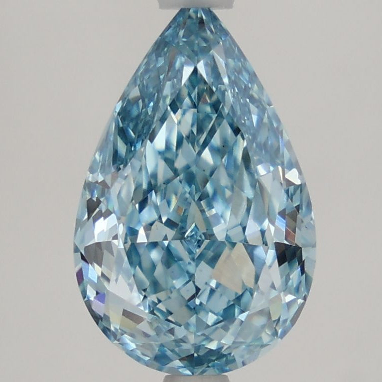 2.69CT. Certified Loose Pear-Cut Fancy Vivid Blue Lab-Grown Diamond IGI LG757527144 VS1