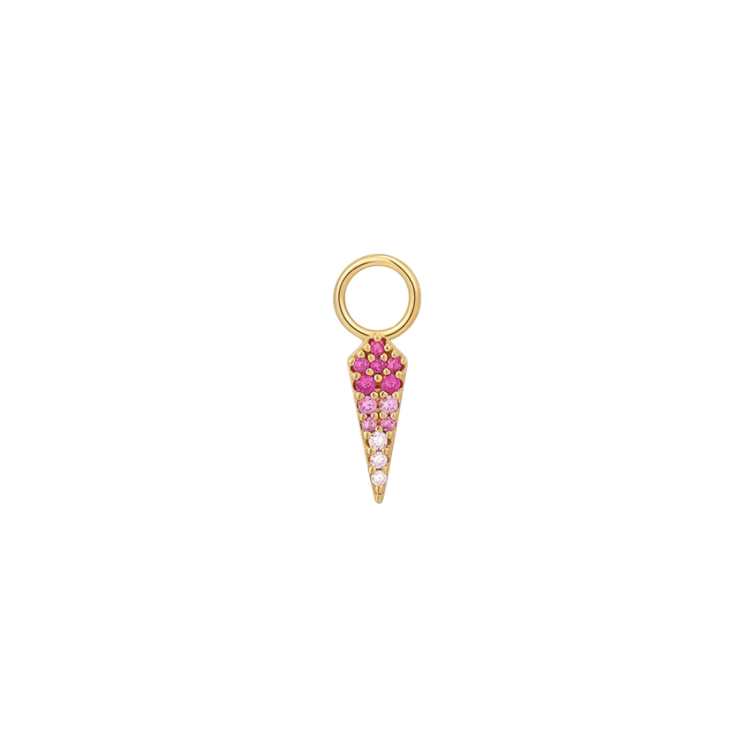 Ania Haie Gold-Plated Ombré Pink Earring Charm