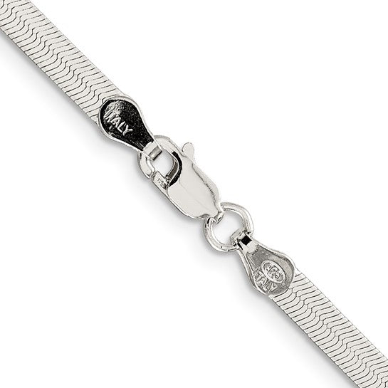 Sterling Silver 16" 3.25MM Herringbone Chain