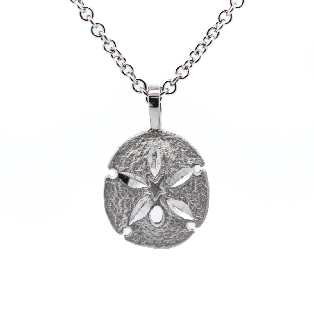 Sterling Silver Sand Dollar Pendant Necklace