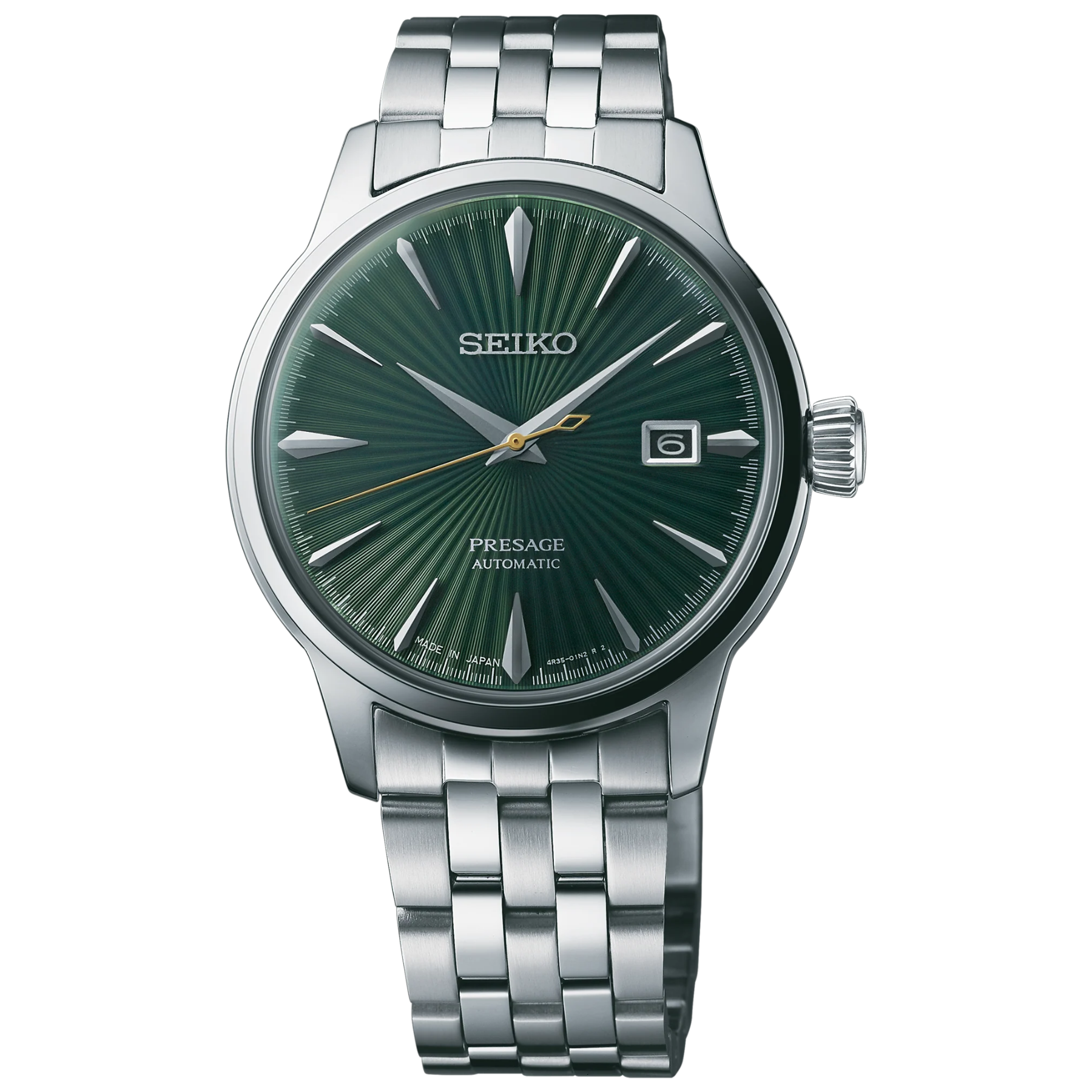 SEIKO Presage Automatic Stainless Steel Green Dial Watch