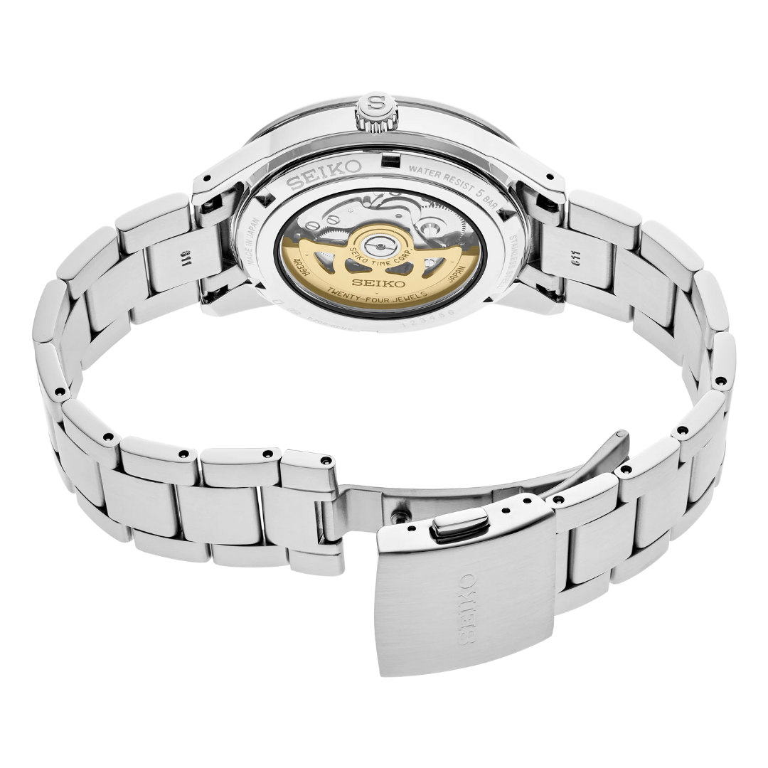 SEIKO MEN'S AUTOMATIC PRESAGE Style '60s "Crown Chronograph" Watch