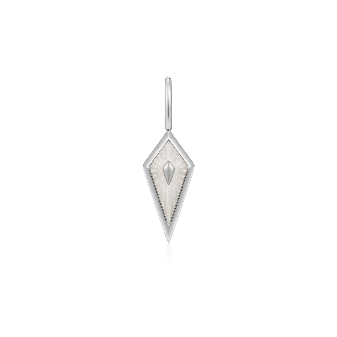 Ania Haie Sterling Silver Mother of Pearl Kite Charm