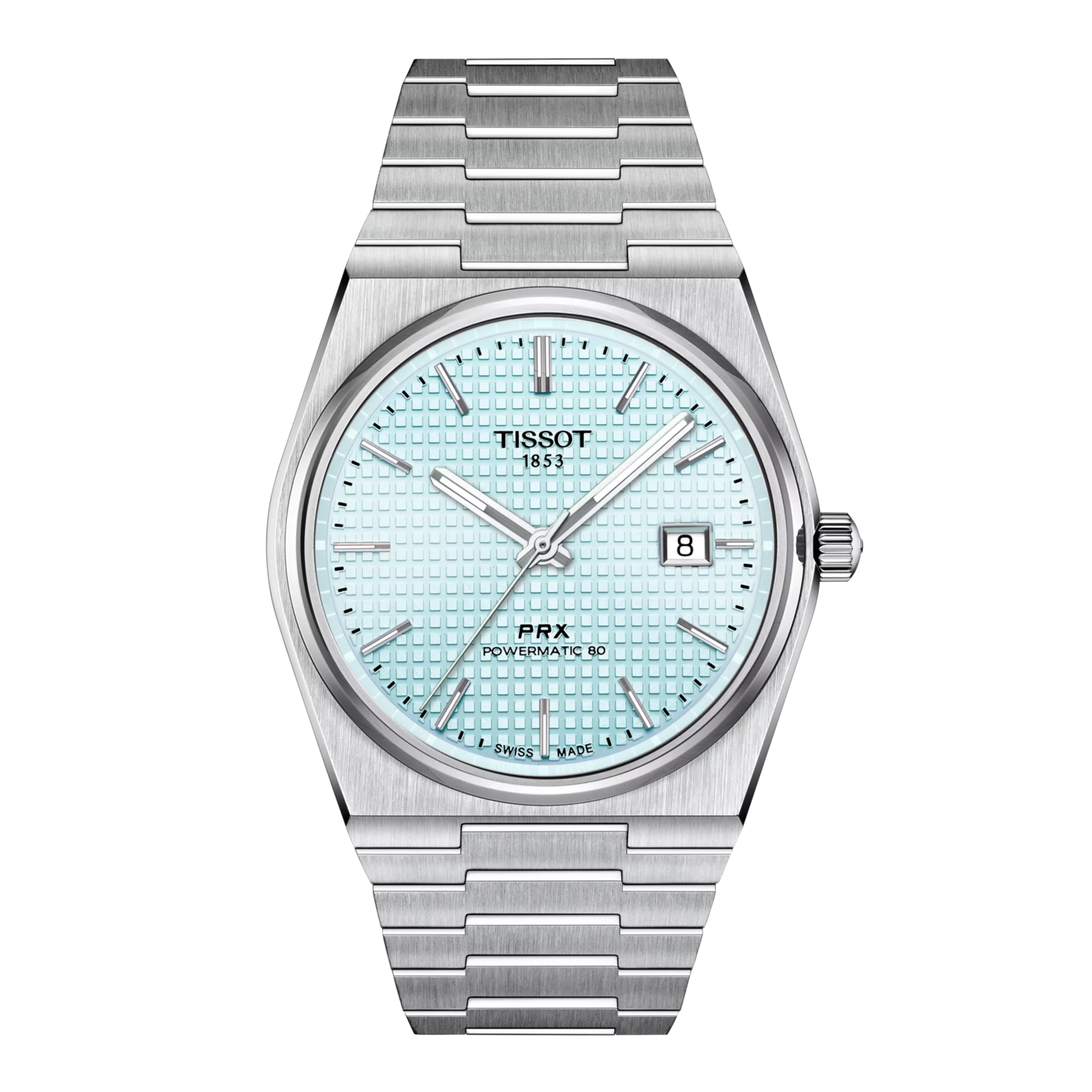 Tissot PRX 40mm Men's Stainless Steel Automatic Ice Blue Dial Watch