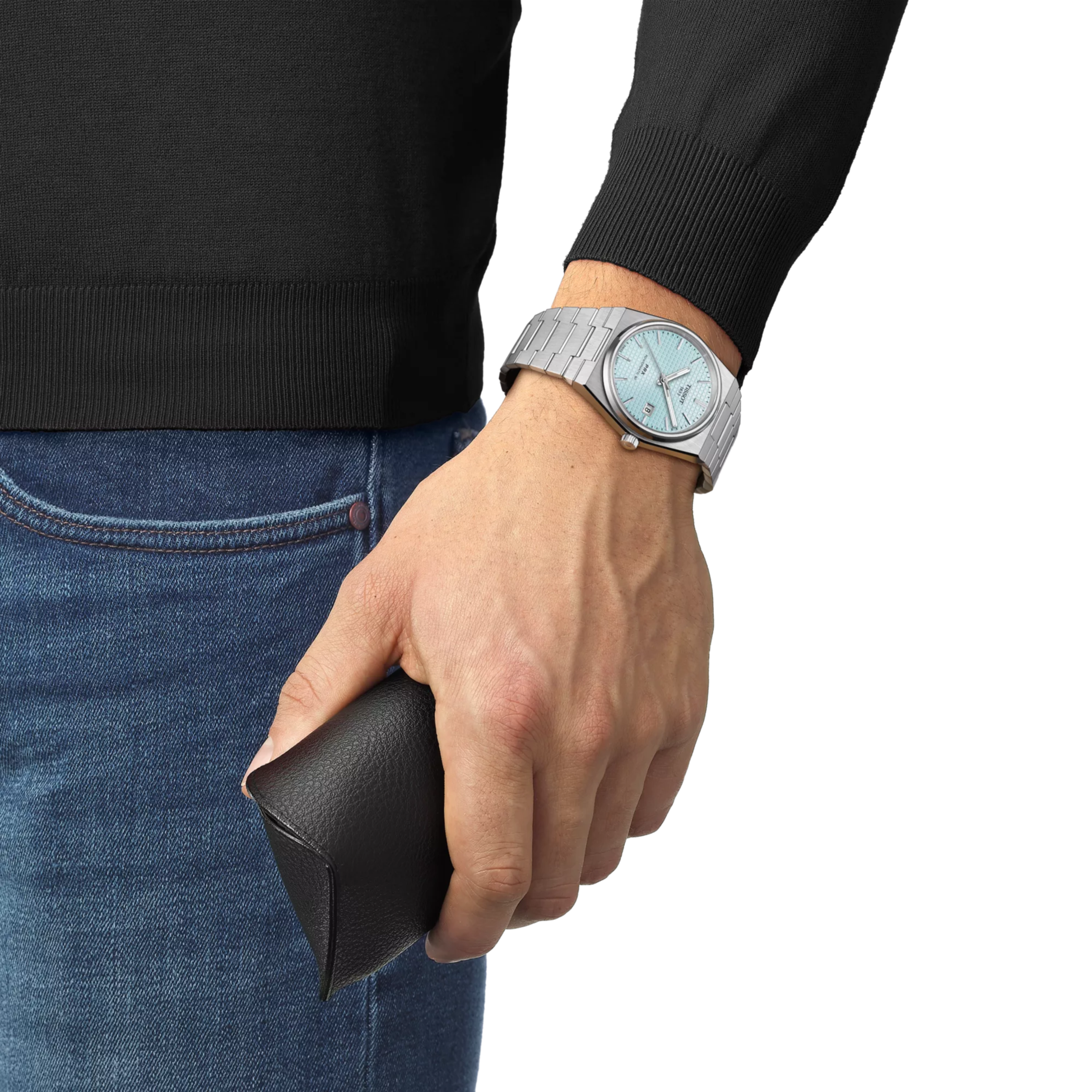 Tissot PRX 40mm Men's Stainless Steel Automatic Ice Blue Dial Watch