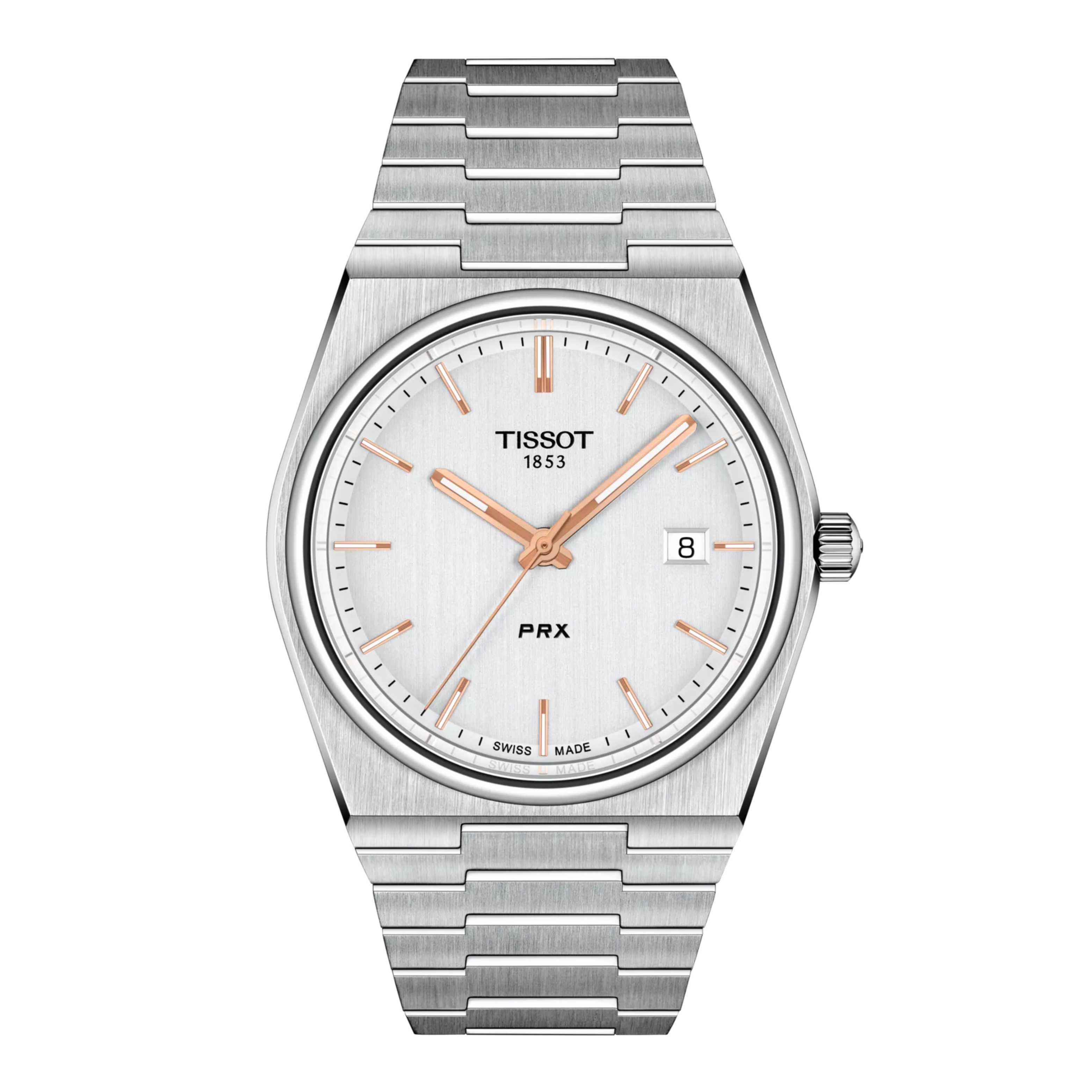 Tissot PRX 40mm Men's Stainless Steel Quartz Silver Dial Watch
