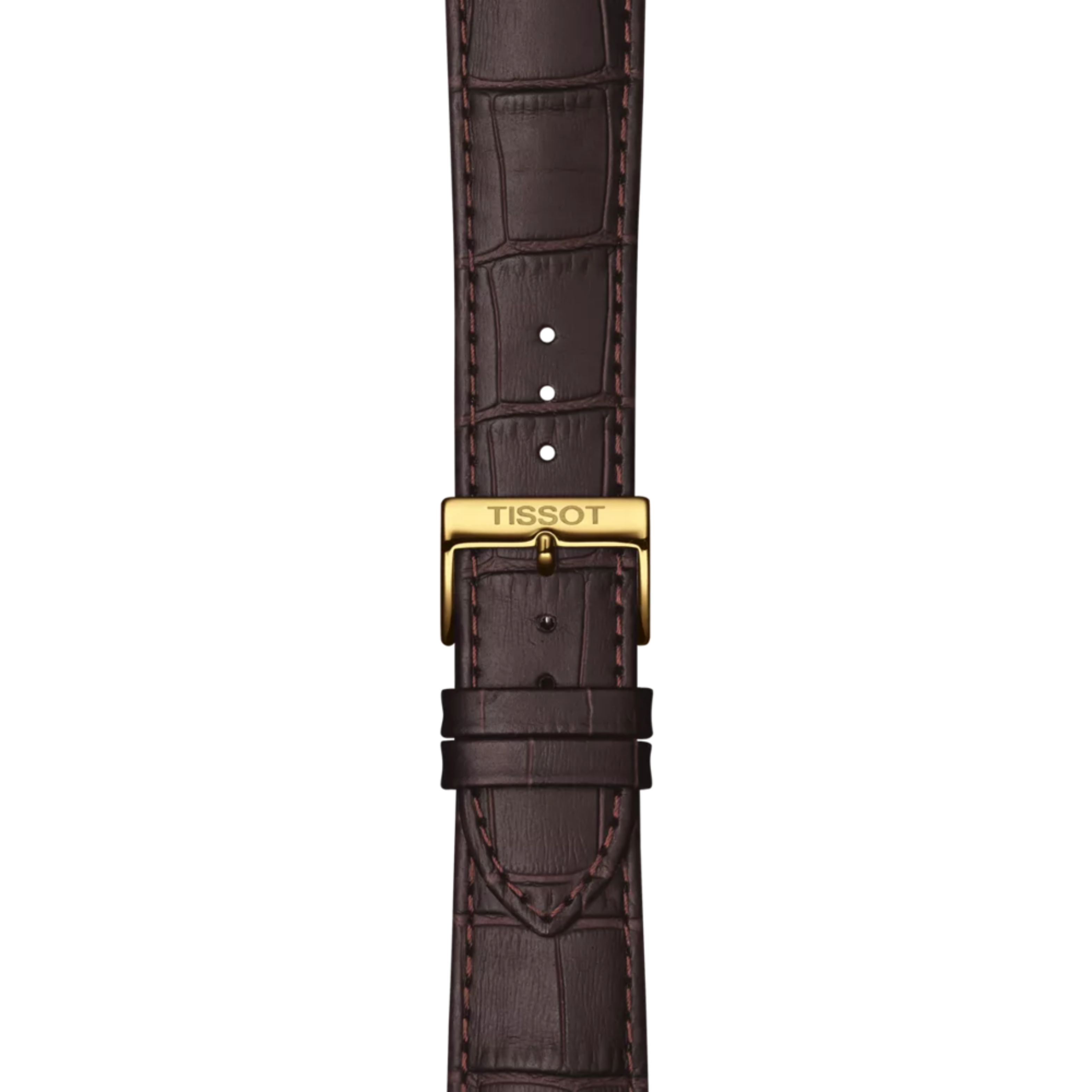 Leather Strap with gold buckle